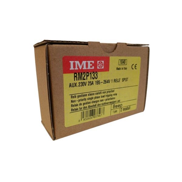 Ime rm2p133 beep relay disconnects single-phase loads up to 6kW