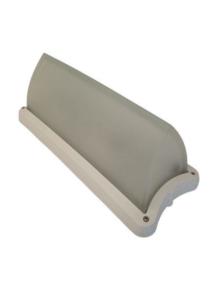 Lombardo lb891m1 vela 400 lampada a parete 2xe27 bianco ip65