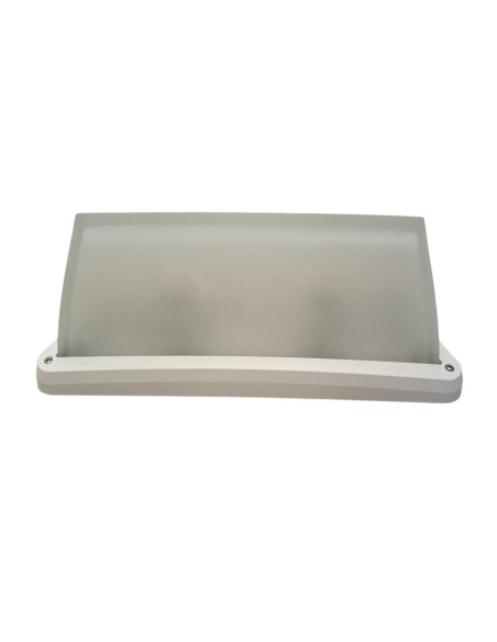 Lombardo lb891m1 vela 400 lampada a parete 2xe27 bianco ip65