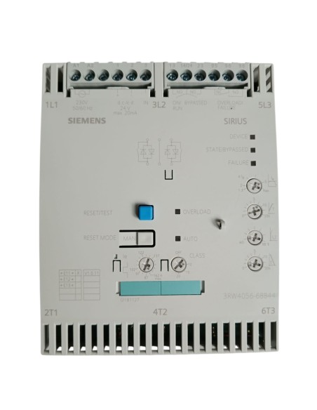 SIEMENS 3RW40566BB44 SOFTSTART S6 90KW 400V